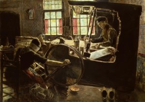The Weaver by Max Liebermann