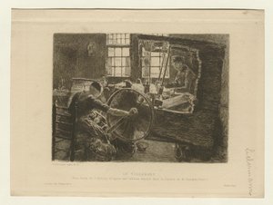 The Weaver by Max Liebermann