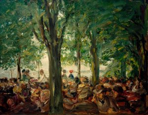 Garden Restaurant on the Havel under Trees (Schildhorn)