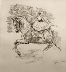 The Circus Rider by Max Liebermann