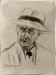 Self-Portrait with Panama Hat