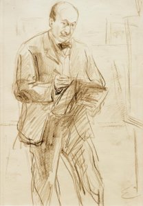 Max Liebermann / Self-Portrait, Drawing