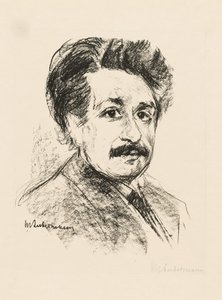 Portrait of Albert Einstein by Max Liebermann