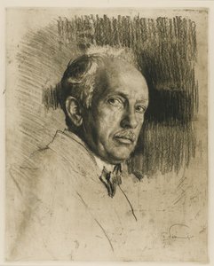Portrait of the Composer Richard Strauss by Max Liebermann