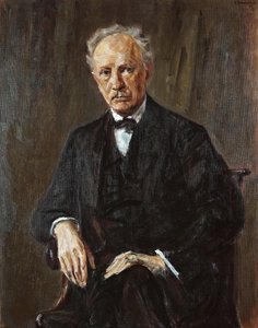 Portrait of the Composer Richard Georg Strauss by Max Liebermann