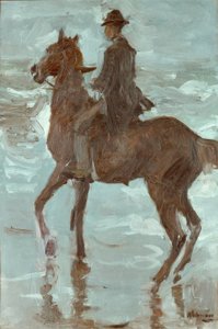 Rider on the Beach by Max Liebermann
