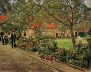 Hospital Garden in Edam by Max Liebermann