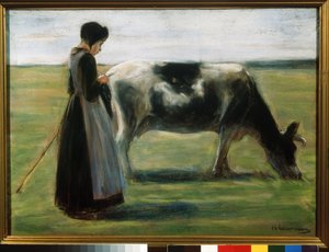 Girl with Cow