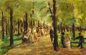 Walkers in the Tiergarten
