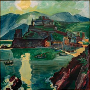 Evening in Monterosso by Max Pechstein