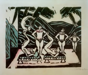 Acrobats by Max Pechstein