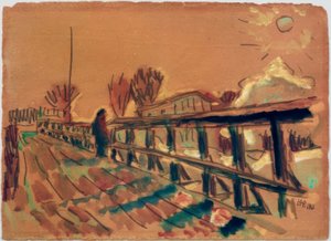 View Over a Bridge by Max Pechstein