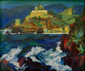 Convent of Monterosso by Max Pechstein