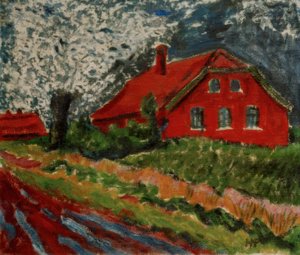 The Red House by Max Pechstein