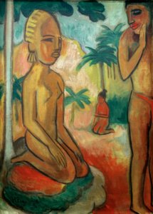 The Idol by Max Pechstein