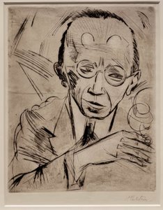 The Critic (Dr. Paul Fechter) by Max Pechstein