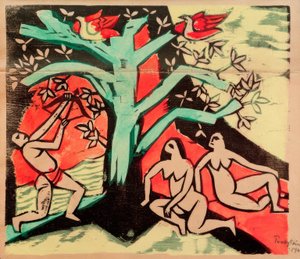 Slaughter of the Feast Roast by Max Pechstein