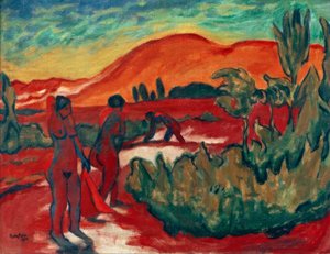 Summer in the Dunes by Max Pechstein