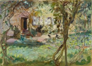 Garden with Pansy Bed. 1914