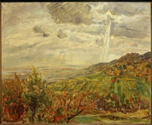 Thunderstorm in Early Autumn near Neukastel by Max Slevogt