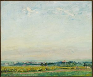 Landscape with a View of Landau in the Palatinate by Max Slevogt