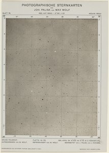 Photographic Star Charts April 24, 1901, 480. Creators: Max Wolf, Johann Palisa by Max Wolf, Johann Palisa