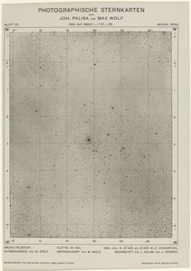 Photographic Star Maps (July 6, 1904) by Max Wolf and Joh. Palisa