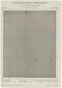 Photographic Star Charts (March 17, 1906) by Max Wolf and Joh. Palisa