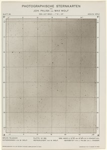 Photographic Star Charts (March 2, 1906) by Max Wolf and Joh. Palisa