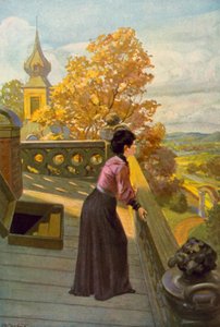 Illustration for Jane Eyre by Charlotte Bronte by Max Wulff