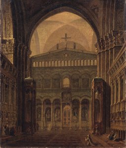 Interior of the Temple in Jerusalem, 1821