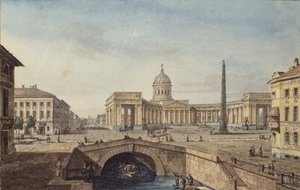 The Kazan Cathedral in Saint Petersburg