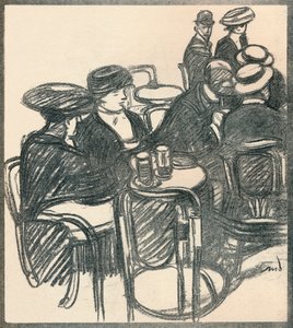 Terrace of Café, c1920, 1923