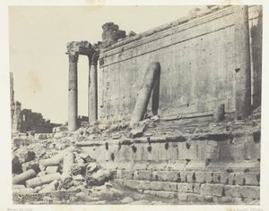 Baalbeck (Heliopolis), Temple of Jupiter, Eastern Facade; Syria