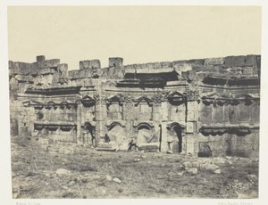 Baalbeck, Interior of the Enclosure of the Temples of the Sun and Jupiter; Syria by Maxime Du Camp