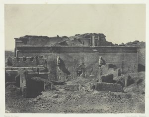 Façade Postérieure, Grand Temple de Dendérah Teutyres, Haute Egypte