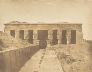 Façade of the Temple of Hathor at Dendera