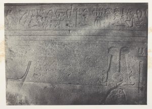 Grand Temple of Isis at Philae, Demotic Inscription; Nubia, plate 76 from the album 