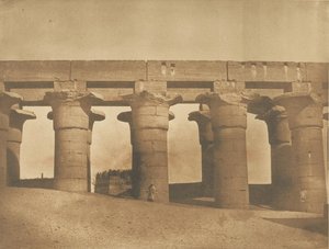 Great Colonnade of the Palace of Amenophis III, at Luxor, Thebes, 1849-50