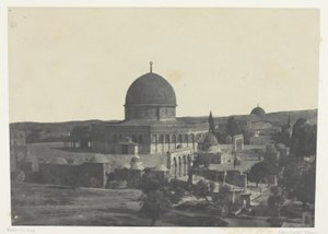 Jerusalem, Dome of the Rock; Palestine by Maxime Du Camp