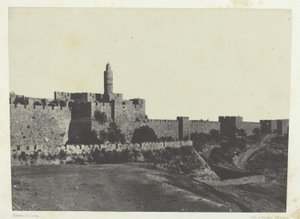 Jerusalem, Western Part of the Walls; Palestine