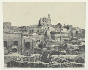 Jerusalem, Western Quarter; Palestine by Maxime Du Camp