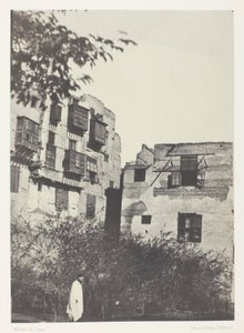 House and Garden in the Frank Quarter, Cairo by Maxime Du Camp