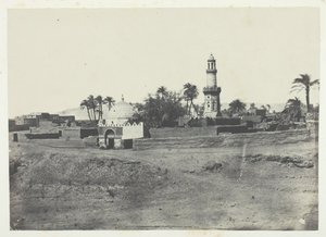 Mosque of El-Arif and Tomb of Mourad-Bey, Upper Egypt, 1849-51, printed 1852 by Maxime Du Camp