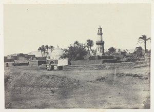 Mosque of El-Arif and Tomb of Mourad-Bey, Upper Egypt, plate 13 from the album "Egypt, Nubia, Palestine and Syria" (1852) by Maxime Du Camp