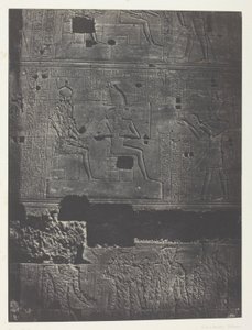 Western Wall, Great Temple of Isis at Philae; Nubia, plate 78 from the album "Egypt, Nubia, Palestine and Syria" (1852) by Maxime Du Camp