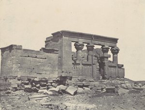 Nubia. Temple of Debod. Parembole from the Itinerary of Antoninus