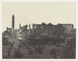 Palace of Karnak, General View of the Ruins, Taken from the North; Thebes