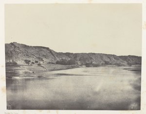 Eastern Bank of the Nile (Village of Bab), View Taken to the South of Philae; Nubia by Maxime Du Camp