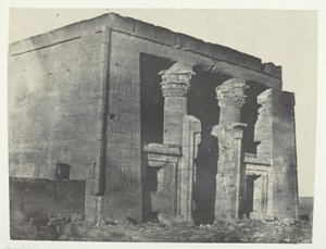 Temple of Dakkeh, Naos, Nubia by Maxime Du Camp